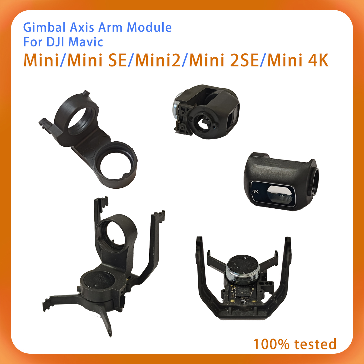 Dji Drone Mini 4 Pro - DJI-オリジナルミニジンバルカメラ,カメラシャフトアームブラケット,取り外し可能なモーターフレーム,ヨーモーターアッパーブラケット,1 se 2 se