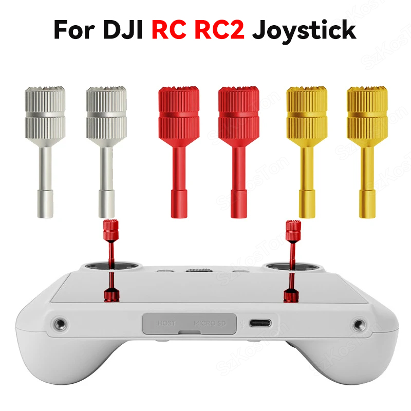 Dji Drone Mini 4 Pro - 1 ペア DJI RC/RC 2 リモコン拡張ジョイスティックアルミ親指スティックロッカー