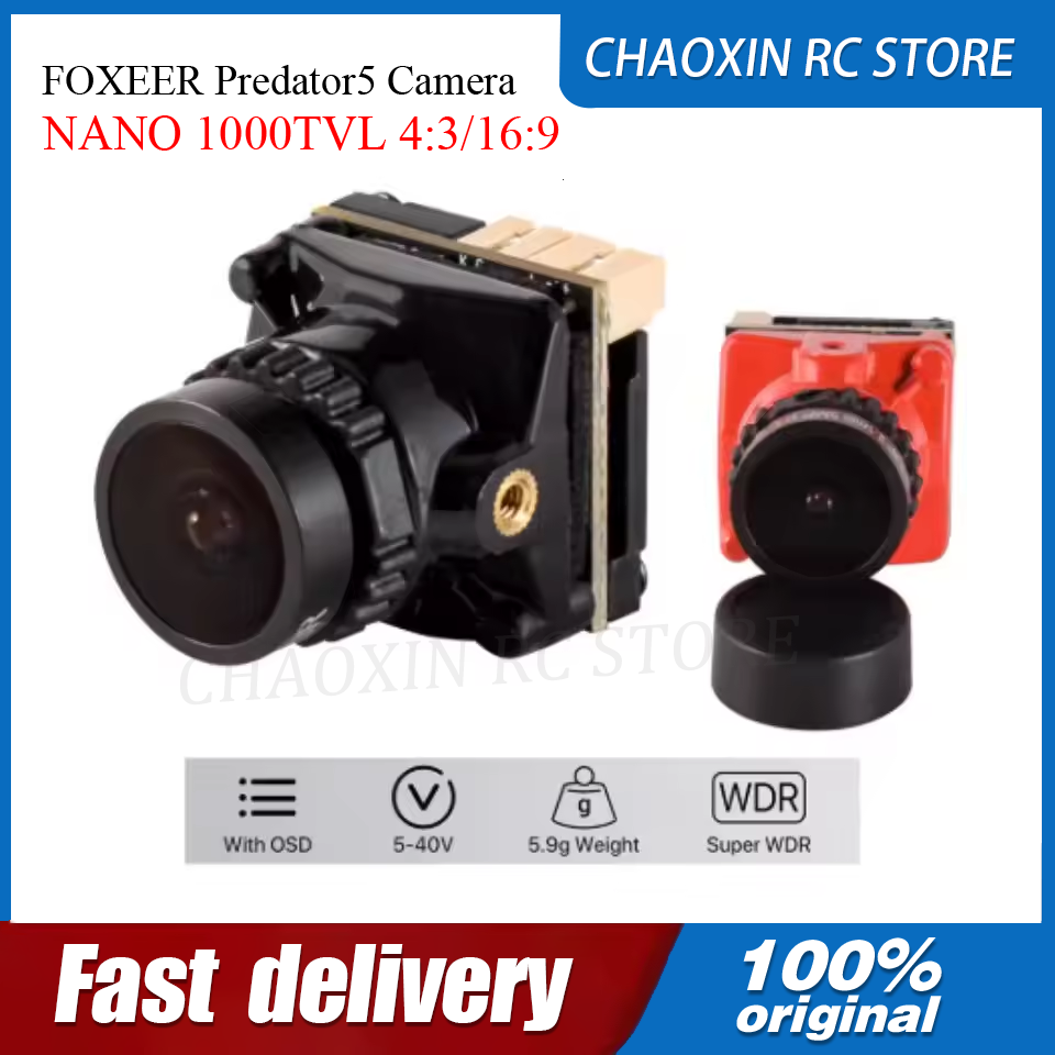 Fpv Drone Battery - FOXEER Predator5 カメラ NANO 1000TVL 4:3/16:9