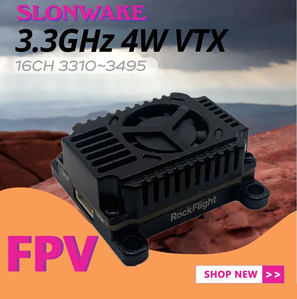 SLONWAKE FPV 3.3G 16CH 4000mW  - Fpv Drone Vtx のレビューと価格