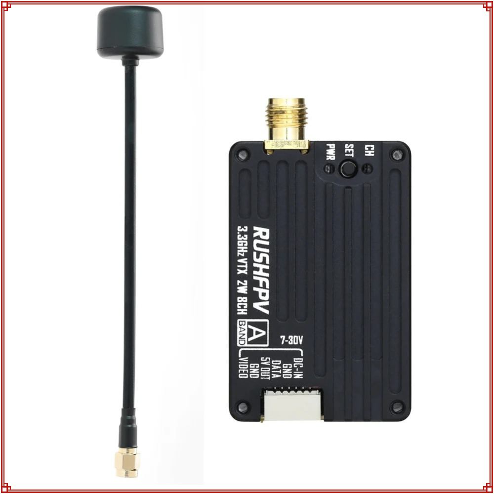 2026年新型 RUSHFPV 3.3G 2W VTX送信機 - Fpv Drone Vtx のレビューと価格